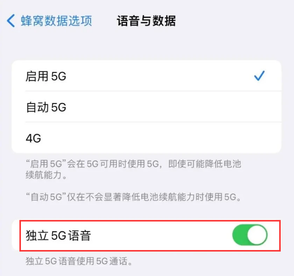 浑源苹果14维修分享iPhone 14 Pro如何开启VoNR 