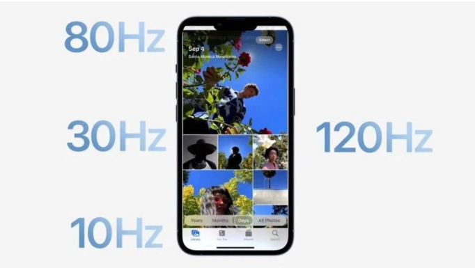 浑源苹果14维修分享iPhone 14有高刷吗 