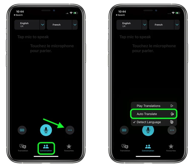 浑源苹果手机维修分享iOS 15 “翻译” App 新改进 